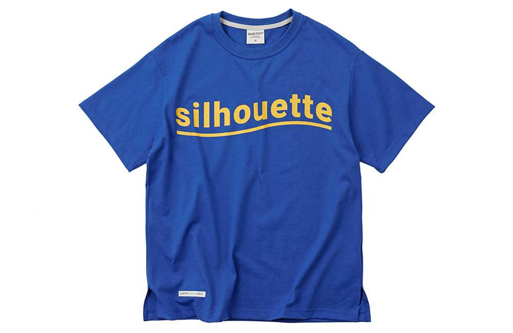 Silhouette Logo T-Shirts (blue)