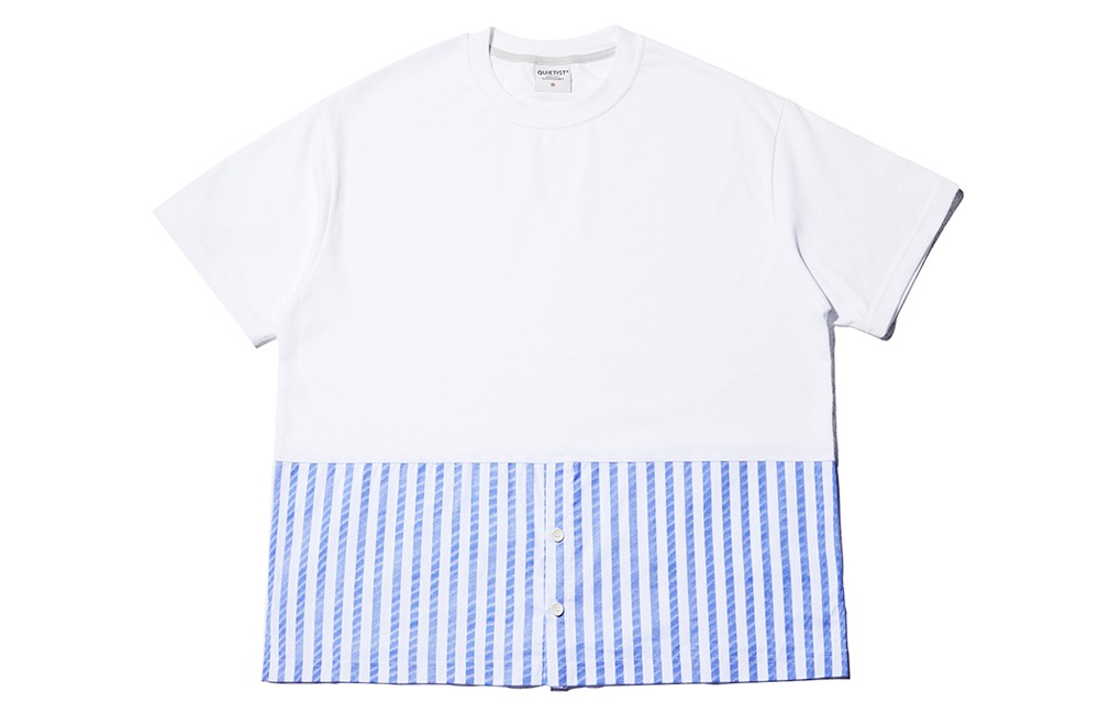 French Half 1/2 T-Shirts (white)